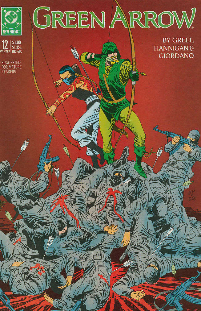 Green Arrow #12 comic book front cover — NM condition