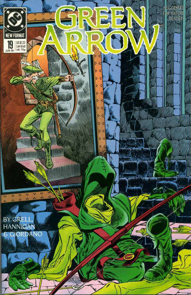 Green Arrow #19 comic book front cover — VF-NM condition