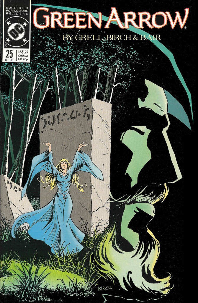 Green Arrow #25 comic book front cover — VF condition