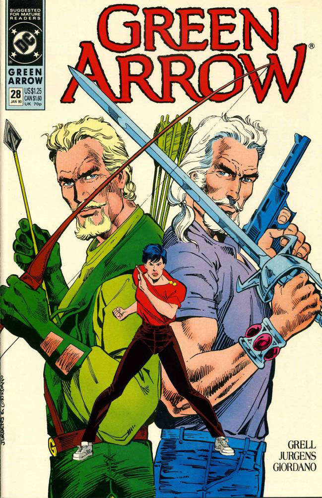 Green Arrow #28 comic book front cover — NM condition