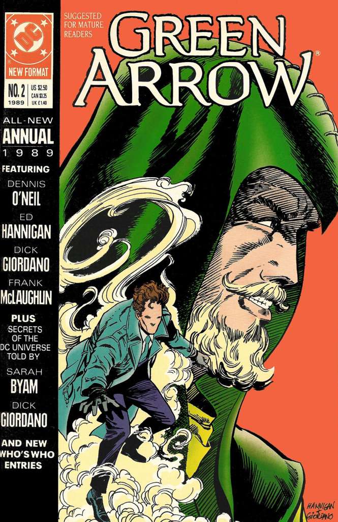 Green Arrow Annual #2 comic book front cover — NM- condition
