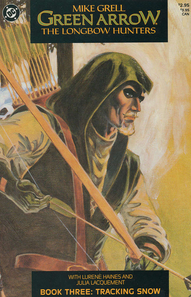 Green Arrow: The Longbow Hunters #3 comic book front cover — MT condition