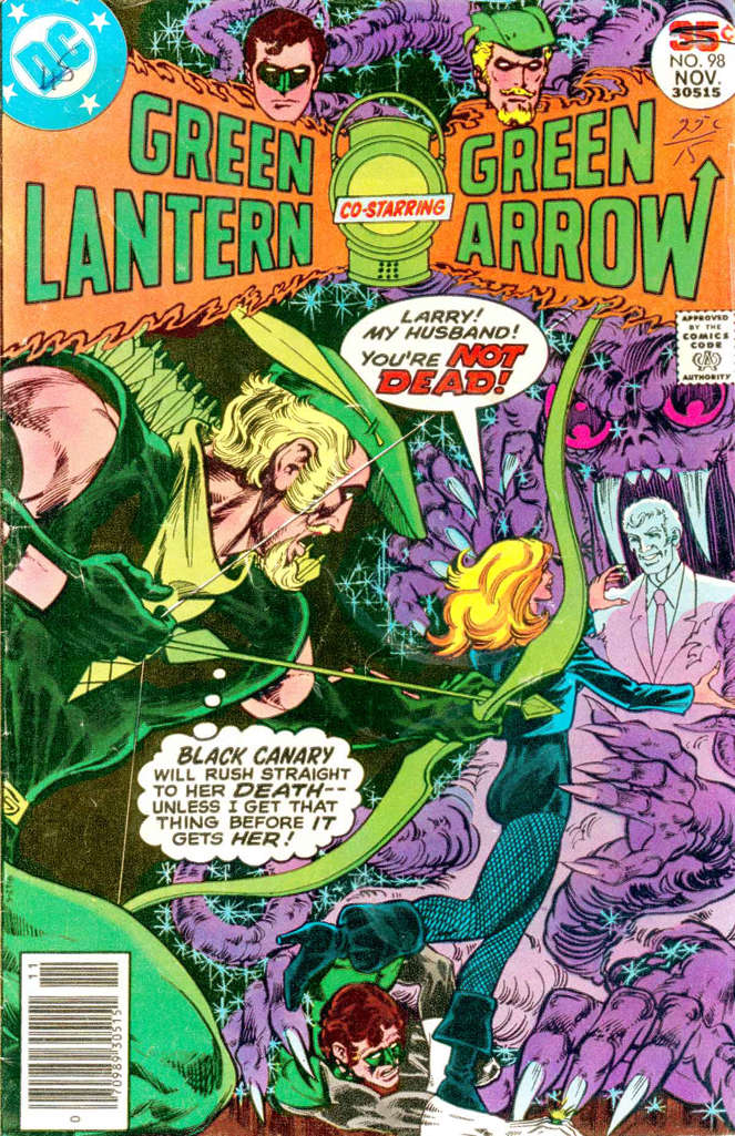 Green Lantern (2nd Series) #98 comic book front cover — VF condition