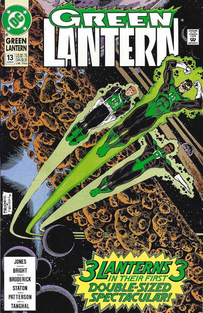 Green Lantern (3rd Series) #13 comic book front cover — VF-NM condition