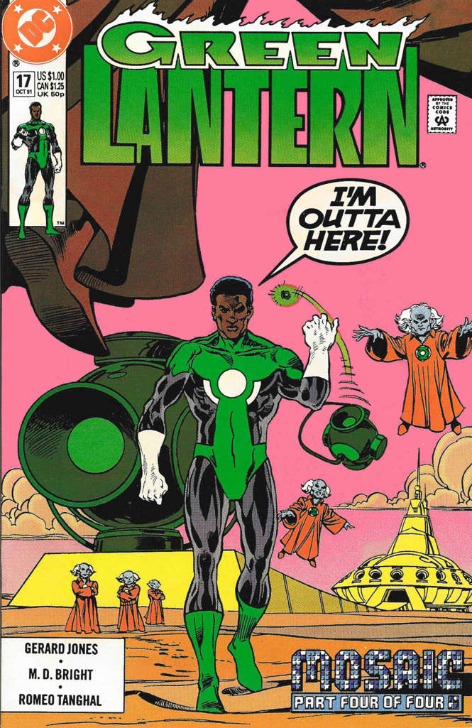 Green Lantern (3rd Series) #17 comic book front cover — NM condition