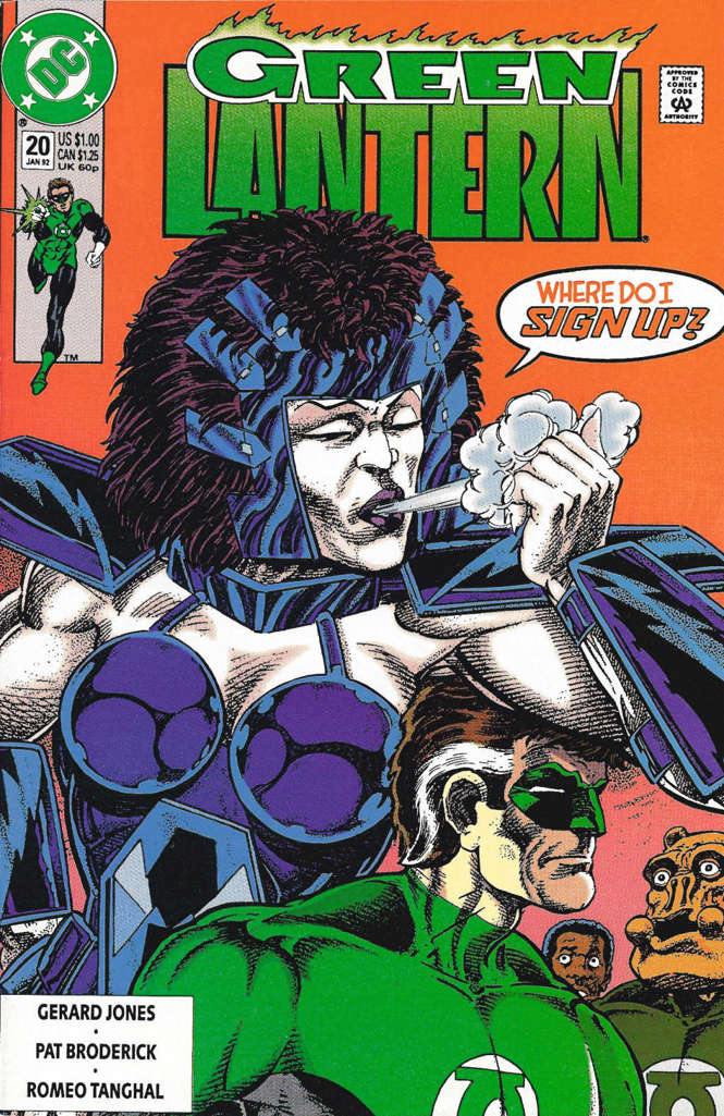 Green Lantern (3rd Series) #20 comic book front cover — NM condition
