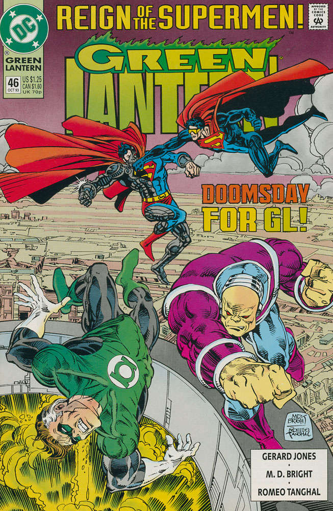 Green Lantern (3rd Series) #46 comic book front cover — NM condition