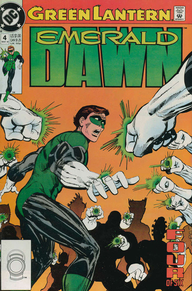 Green Lantern: Emerald Dawn #4 comic book front cover — VF-NM condition