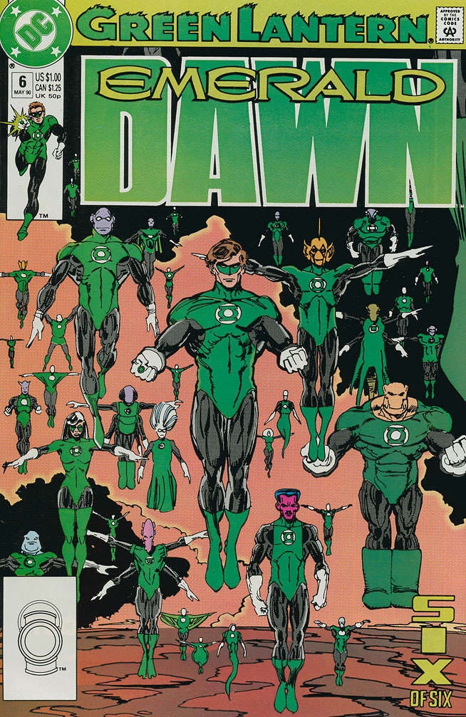 Green Lantern: Emerald Dawn #6 comic book front cover — VF-NM condition