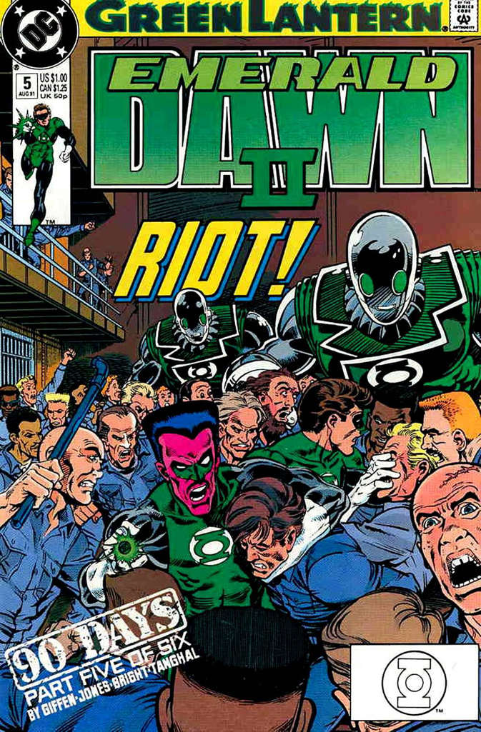 Green Lantern: Emerald Dawn II #5 comic book front cover — NM condition
