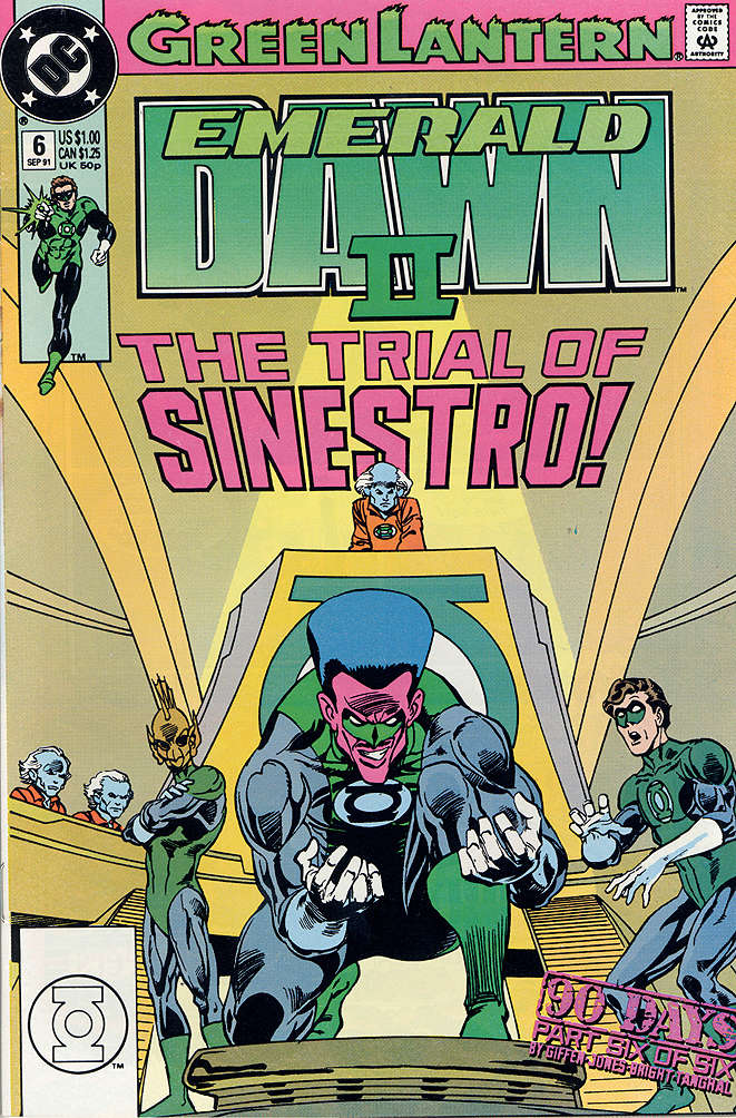 Green Lantern: Emerald Dawn II #6 comic book front cover — NM condition