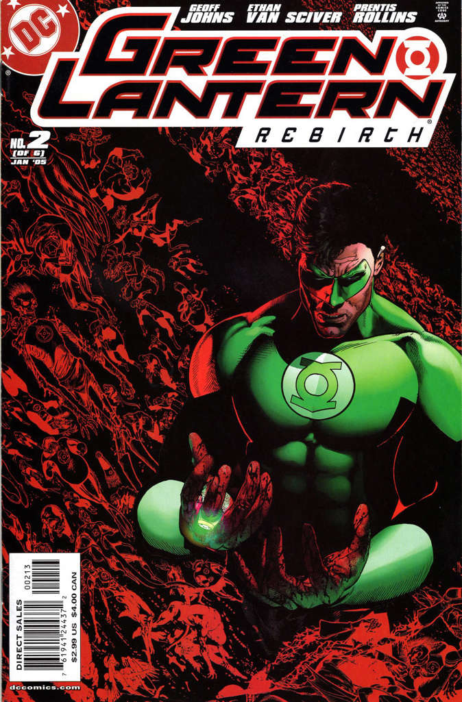 Green Lantern: Rebirth #2 comic book front cover — NM condition