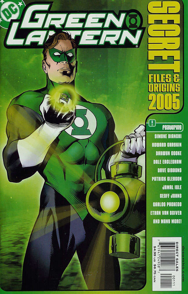 Green Lantern Secret Files and Origins 2005 #1 comic book front cover — NM condition