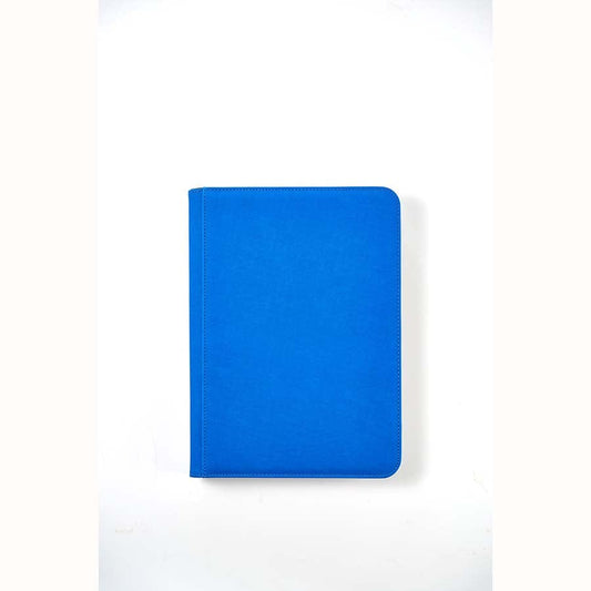 Blue Arcane Fortress solid-color 9-pocket zippered binder