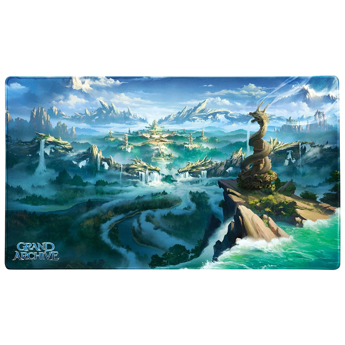Dragon Shield Grand Archive Baidi Oathsworn Palace playmat with tube