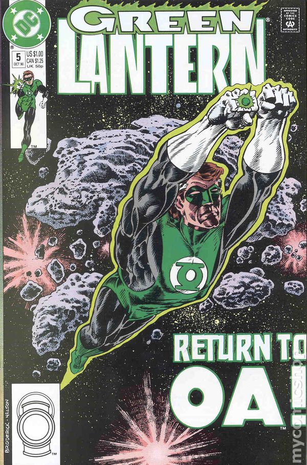 Cover of Green Lantern (1990) #5, Return to Oa!
