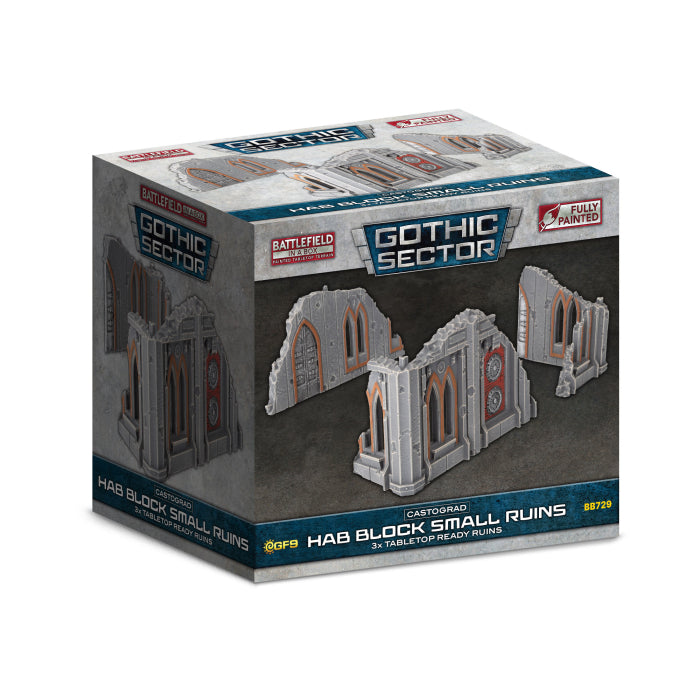 Battlefield in a Box: Gothic Sector - Castograd Hab Block Small Ruins