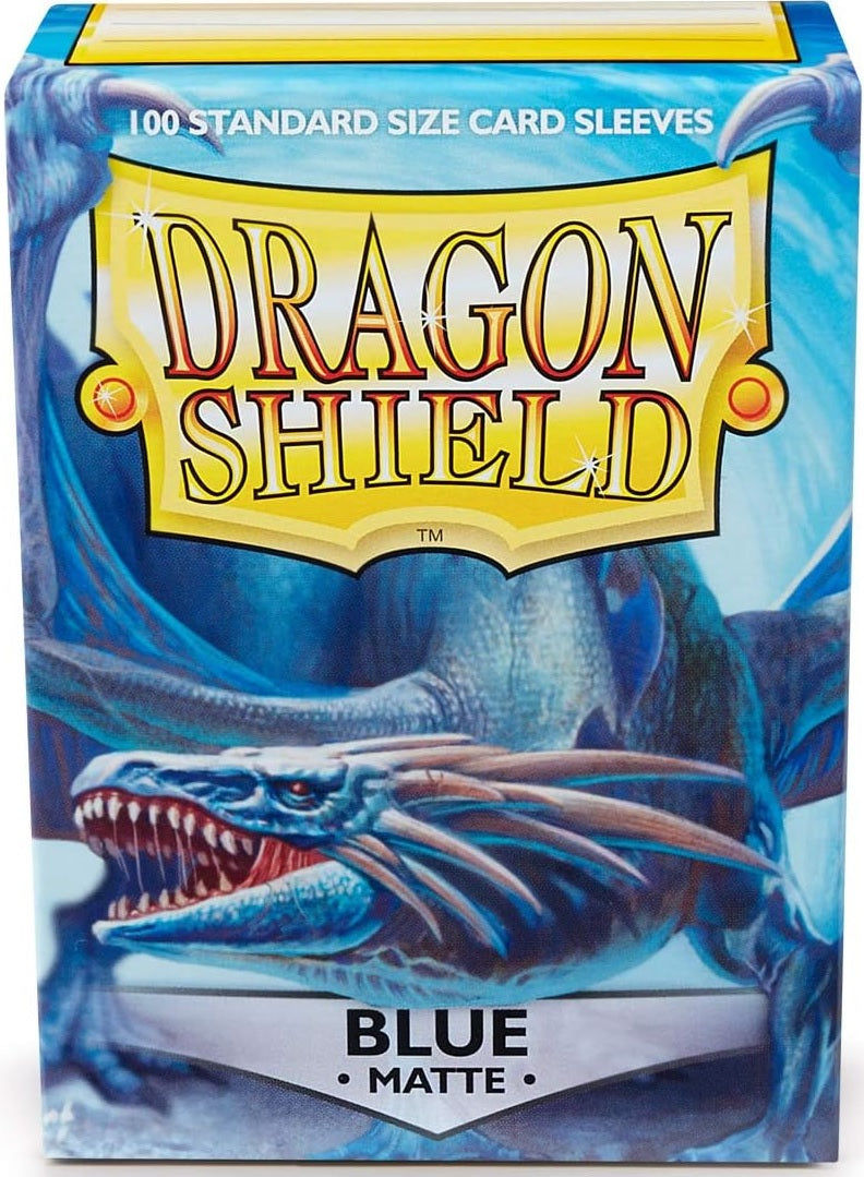 Dragon Shield Standard Matte Blue card sleeves 100 count