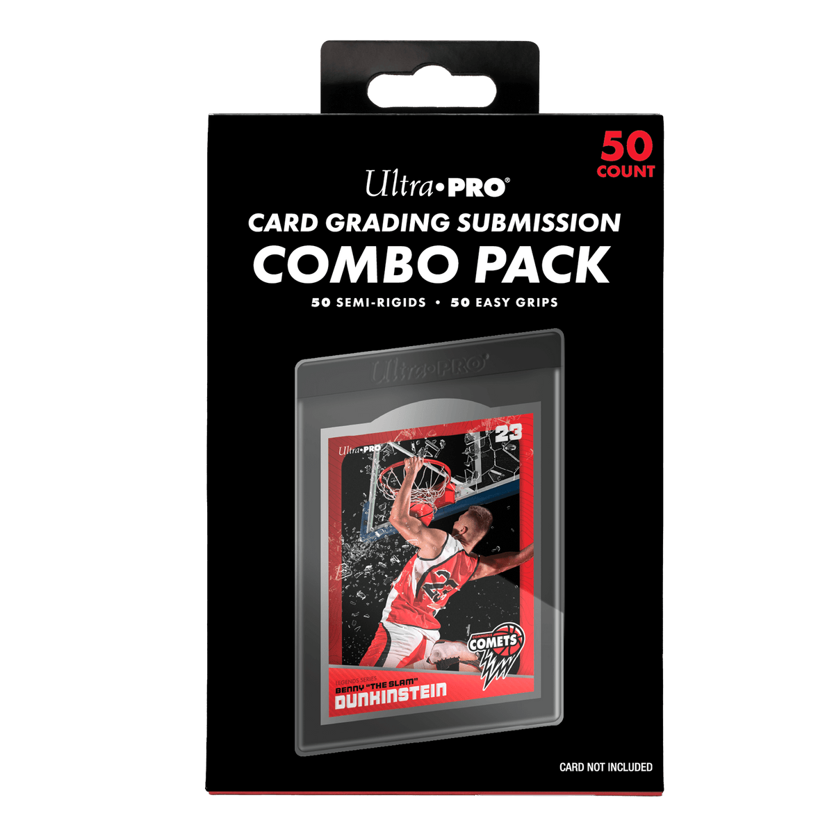 Ultra PRO Card Grading Submission Combo Pack with 50 semi-rigid holders and 50 sleeves