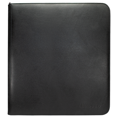 Ultra PRO Vivid 12-Pocket Zippered PRO-Binder – Black – product view 1