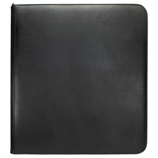 Ultra PRO Vivid 12-Pocket Zippered PRO-Binder – Black – product view 1