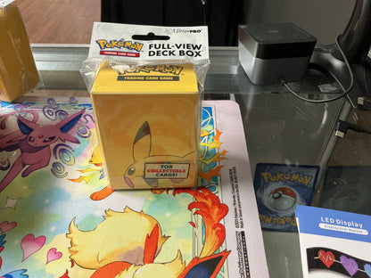 Ultra PRO Pokémon Pikachu Full-View Deck Box