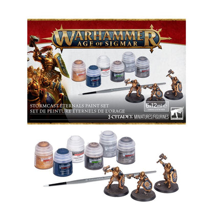 Warhammer Age of Sigmar: Stormcast Eternals - Liberator 3ct + Paint Set