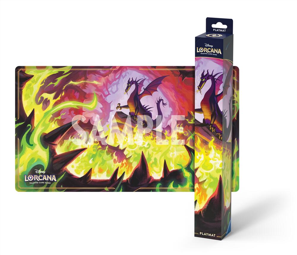 Disney Lorcana Winterspell Dragon Fire Playmat