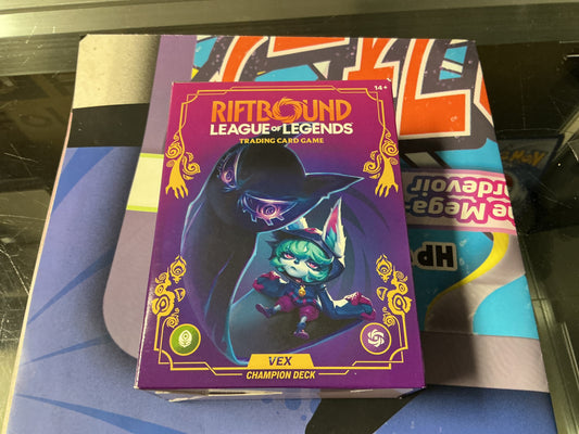 Riftbound Unleashed: Vex Champion Deck - League of Legends TCG