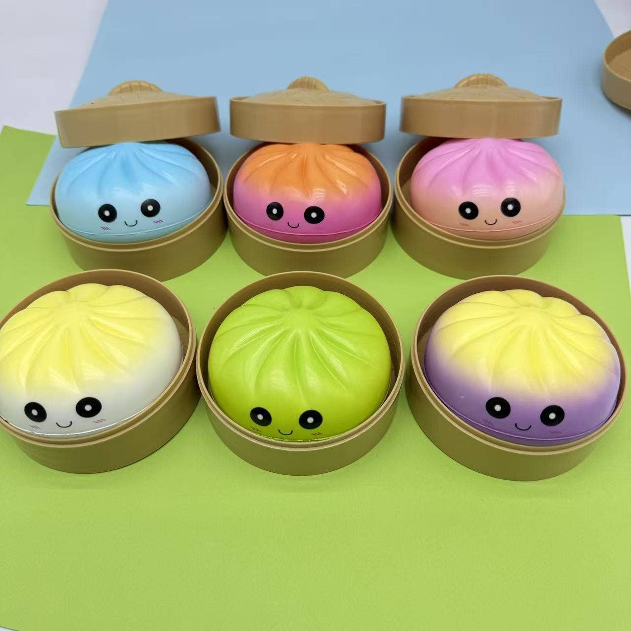 Colorful Dumpling Shape Squishy Slow Rising Gift Box Toy product image 2