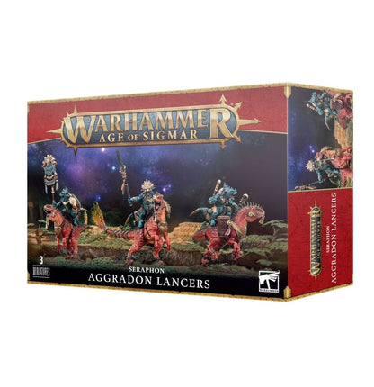 Warhammer Age of Sigmar: Seraphon - Aggradon Lancers - 3ct