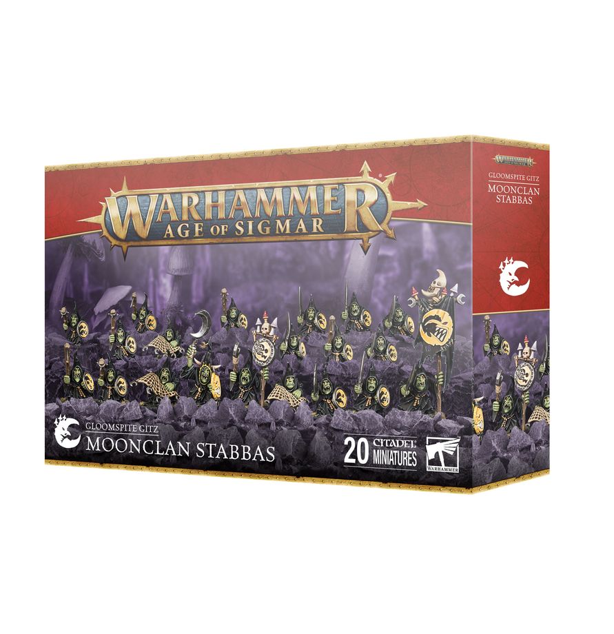 Warhammer Age of Sigmar: Gloomspite Gitz - Moonclan Stabbas - 20ct