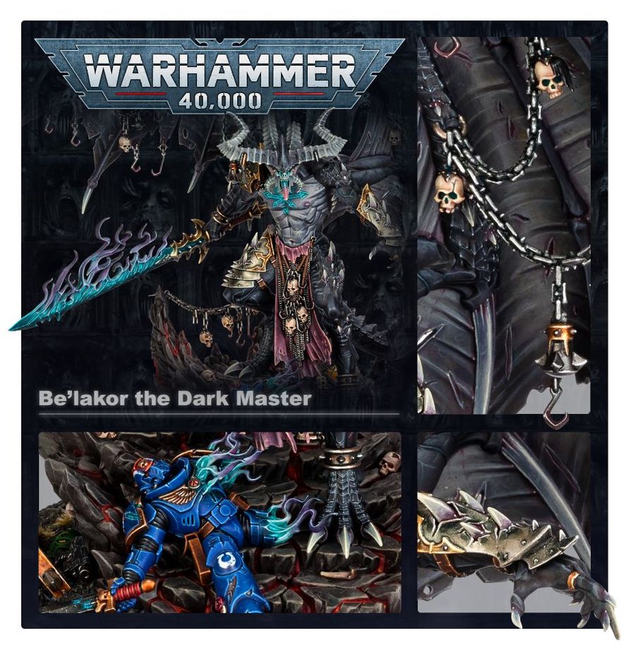 Warhammer Age of Sigmar + 40k: Slaves to Darkness - Be’lakor, the Dark Master - 1ct product image 3