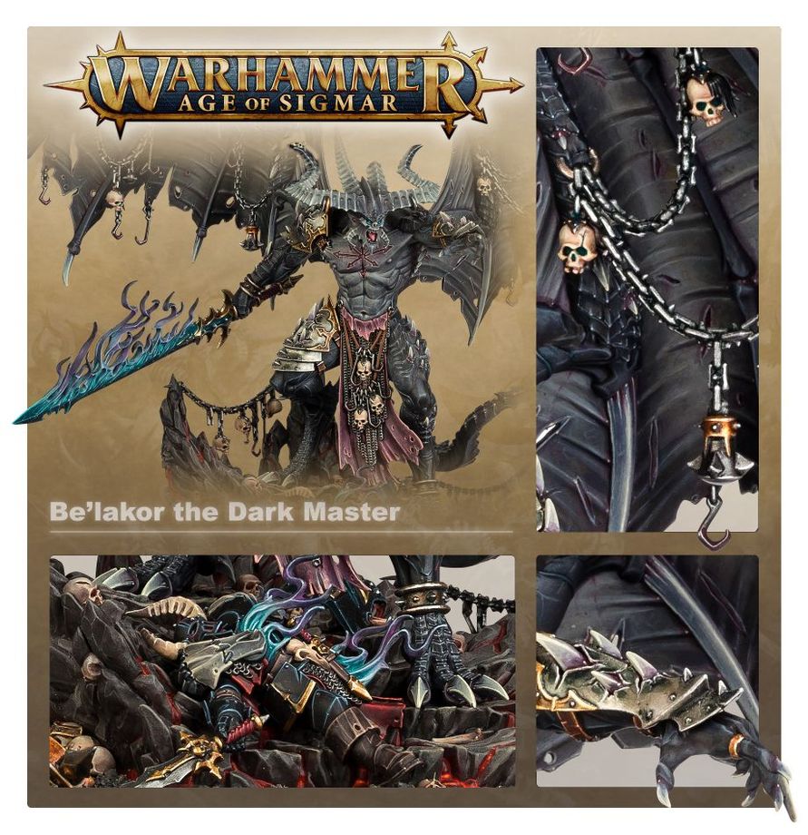 Warhammer Age of Sigmar + 40k: Slaves to Darkness - Be’lakor, the Dark Master - 1ct product image 2