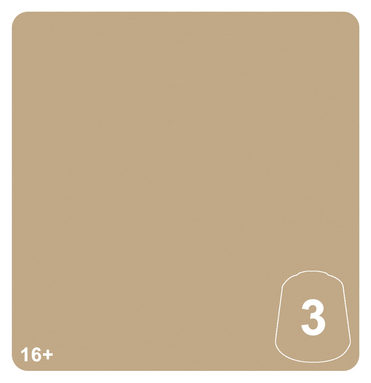 Warhammer Tone Pro: Necrolith Bone Tone 3 colour swatch