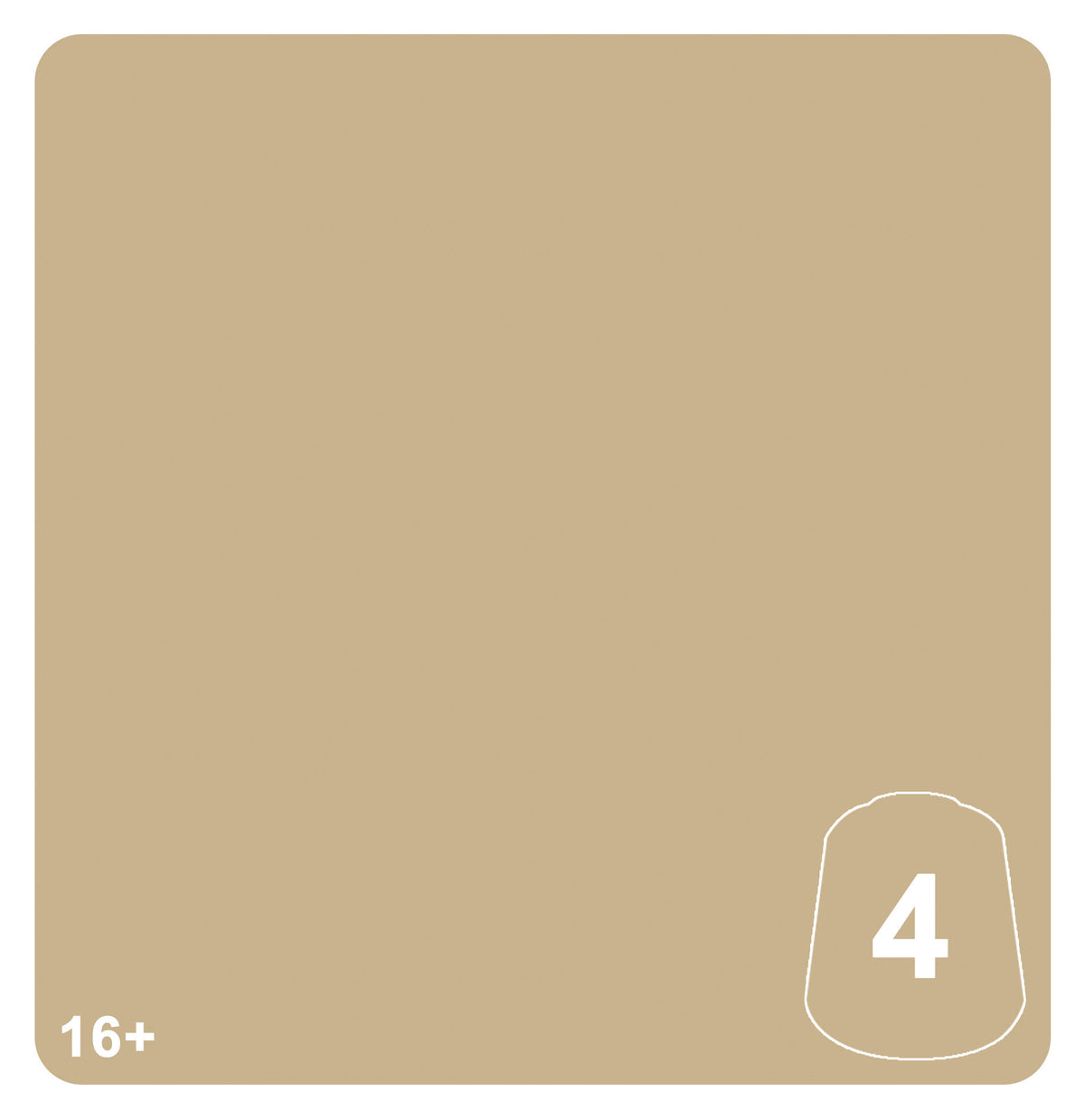 Warhammer Tone Pro: Necrolith Bone Tone 4 colour swatch