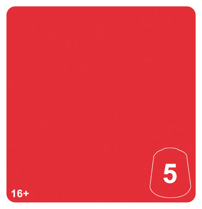 Warhammer Tone Pro: Bloodtoof Red Tone 5 colour swatch