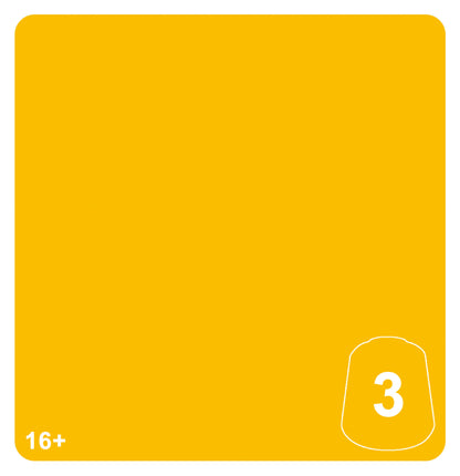 Warhammer Tone Pro: Hawkshroud Yellow Tone 3 colour swatch