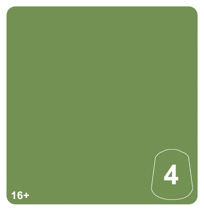 Warhammer Tone Pro: Kasrkin Green Tone 4 colour swatch
