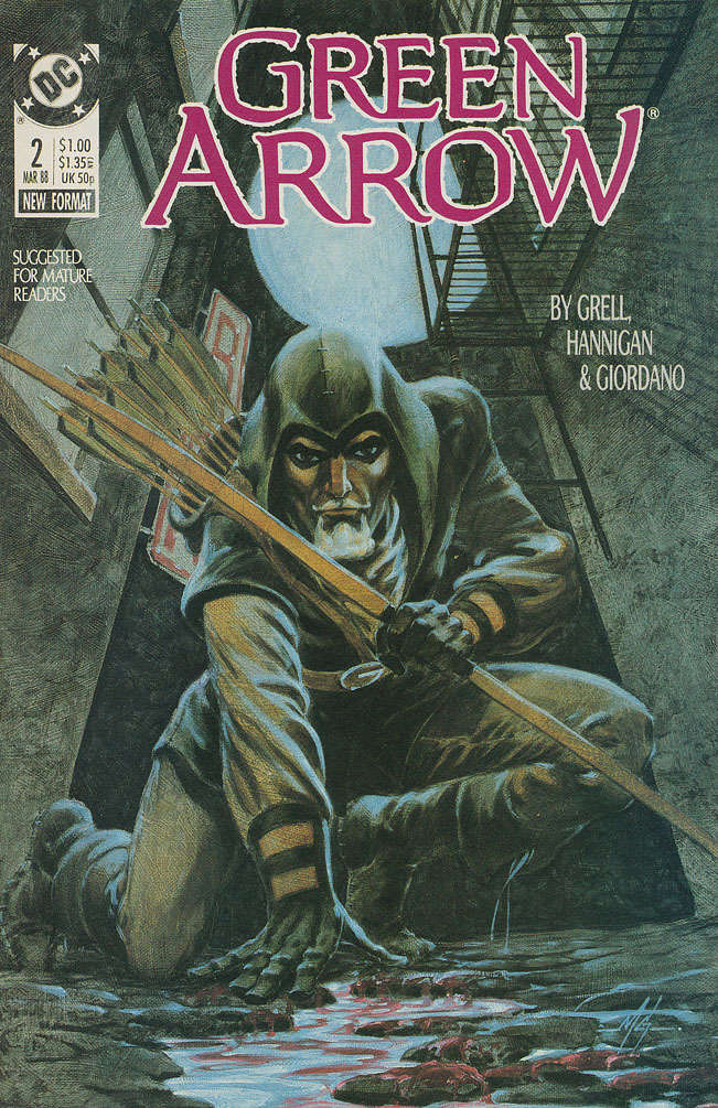 Green Arrow #2 comic book front cover — VF-NM condition
