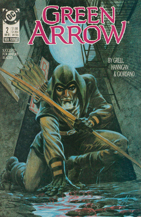Green Arrow #2 comic book front cover — VF-NM condition
