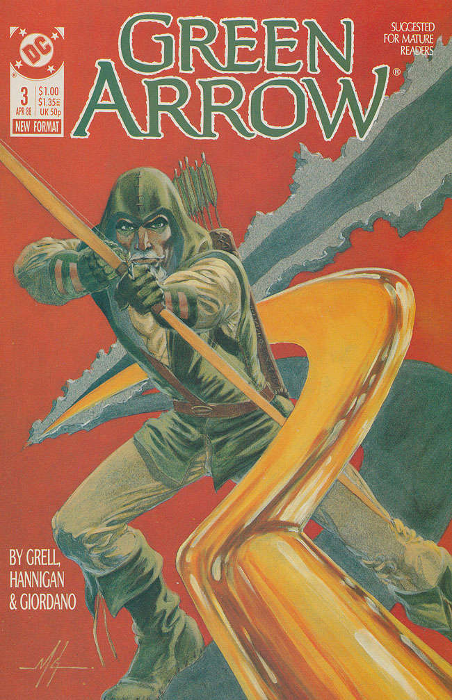 Green Arrow #3 comic book front cover — NM condition