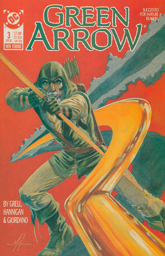 Green Arrow #3 comic book front cover — NM condition