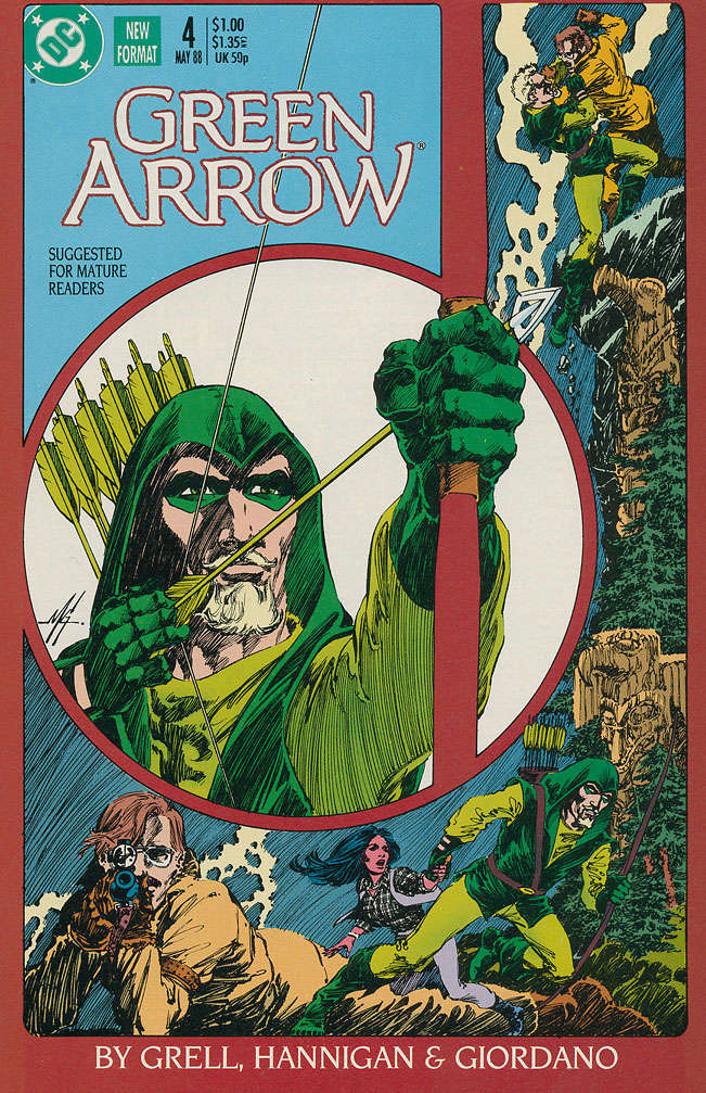 Green Arrow #4 comic book front cover — NM condition