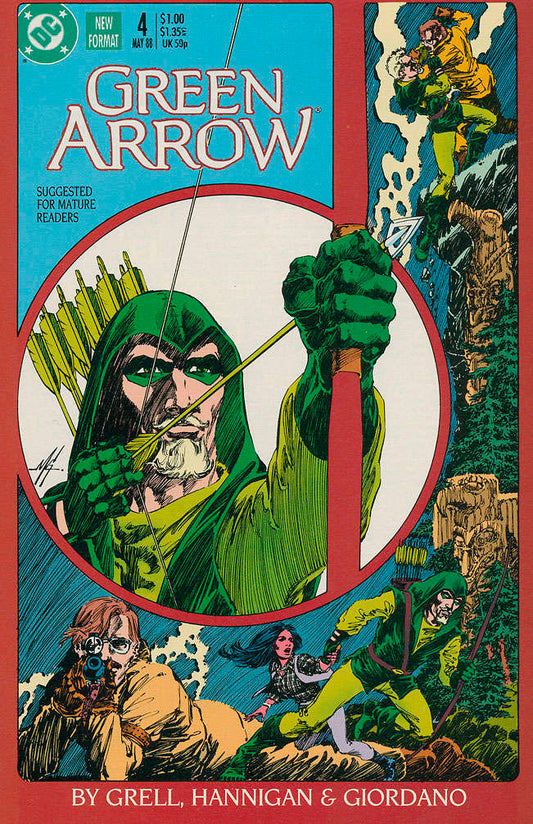 Green Arrow #4 comic book front cover — NM condition