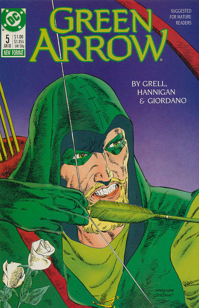 Green Arrow #5 comic book front cover — NM condition