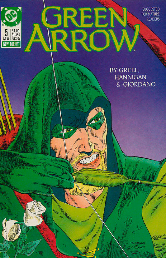 Green Arrow #5 comic book front cover — NM condition