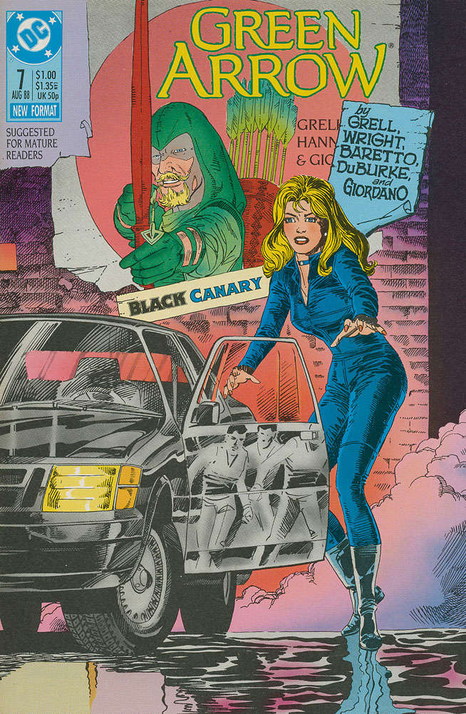 Green Arrow #7 comic book front cover — VF-NM condition