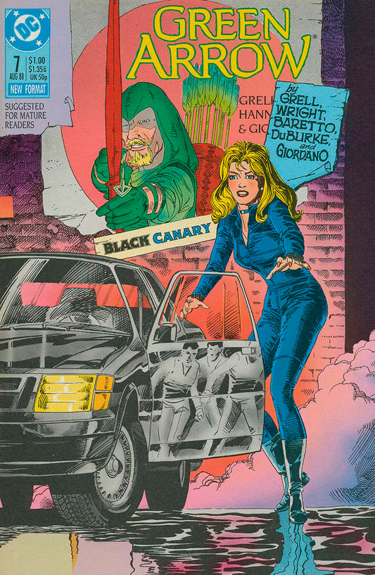 Green Arrow #7 comic book front cover — VF-NM condition