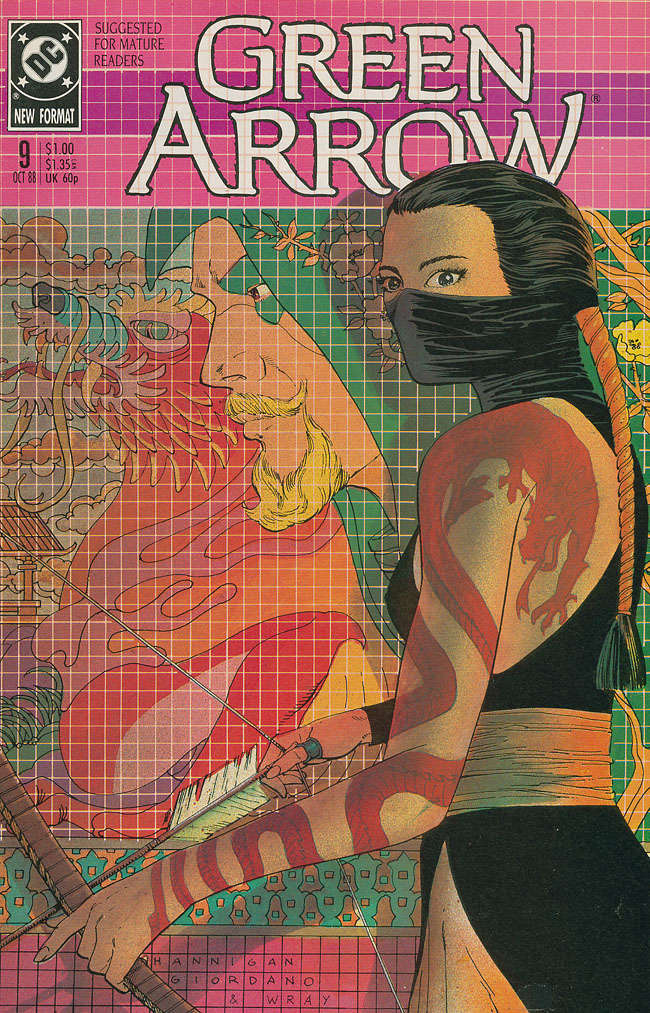 Green Arrow #9 comic book front cover — NM condition